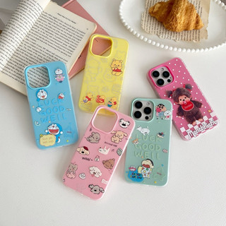 เคสโทรศัพท์ Oppo A6S A6X A6 A6C A6t A6tpro A3X A5i A5X A6pro A16 A54 A18 A38 เคส 2 ชั้น ลายน่ารักป้องกันการกระแทก#2S-mon