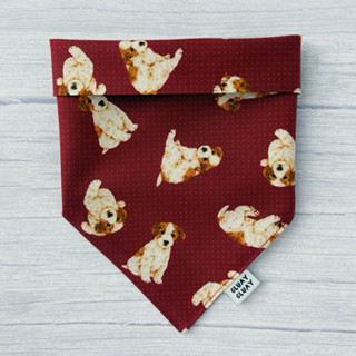 GLUAY GLUAY - ผ้าพันคอหมาแมว ผ้าพันคอสัตว์เลี้ยง - Jack russ…