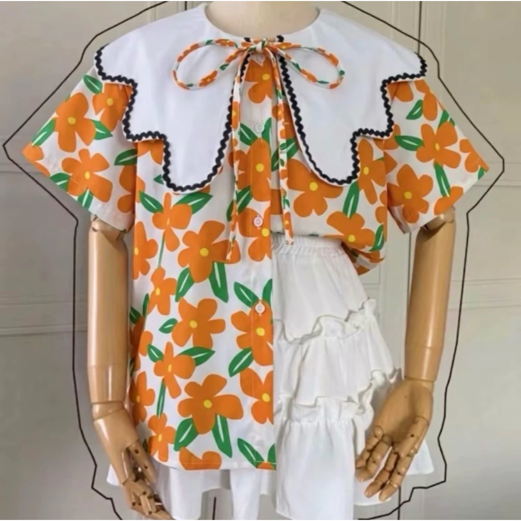 เสื้อลายดอกต้อนรับซัมเมอร์อก30ถึง50นิ้วใส่ได้ดีไซน์หลากหลาย