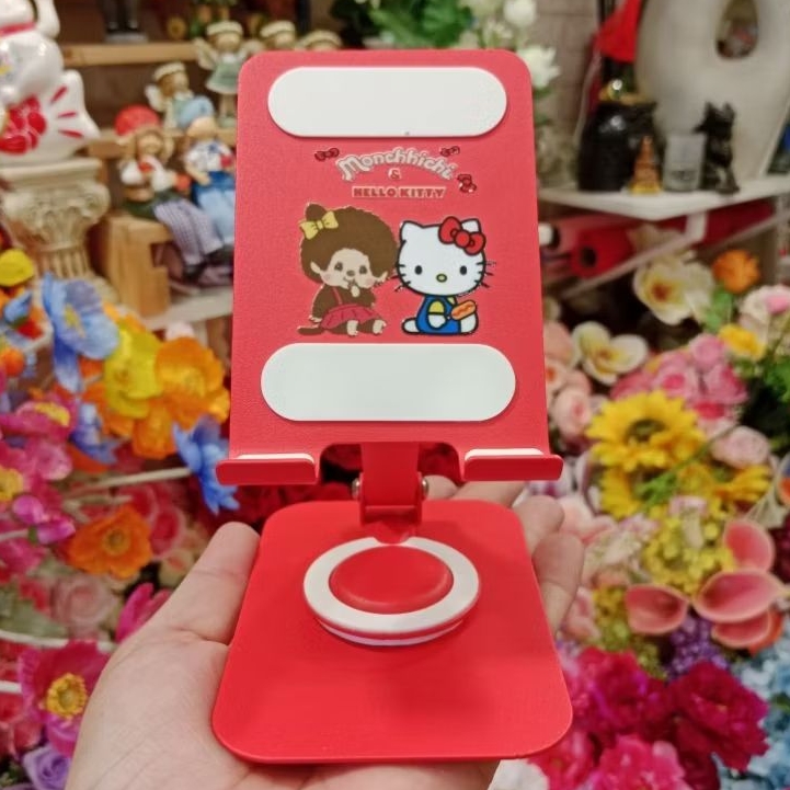 ที่วางโทรศัพท์ Monchhichi x Kitty หมุนและปรับระดับสูง-ต่ำได้  หมุนได้ 360° วัสดุเป็นเหล็ก แข็งแรง ทนทาน ชิ้นละ 179 บาท