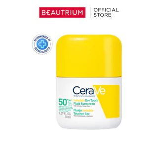 CERA-VE Invisible Dry Touch Fluid Sunscreen SPF50+ PA++++ กันแดด 50ml