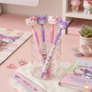 ปากกาเจลกด Sanrio ลาย Kitty Kuromi หมึกน้ำเงิน 0.5 มม.ตรา iigen รุ่นYZ880386 ลิขสิทธ์แท้ 1 ด้าม
