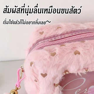 กระเป๋าใส่ปากกา โบว์สไตล์อินสตา แฮนด์เมด ไซส์ใหญ่ จุของเยอะ ใส่ปากกา เครื่องสำอาง อุปกรณ์ DIY