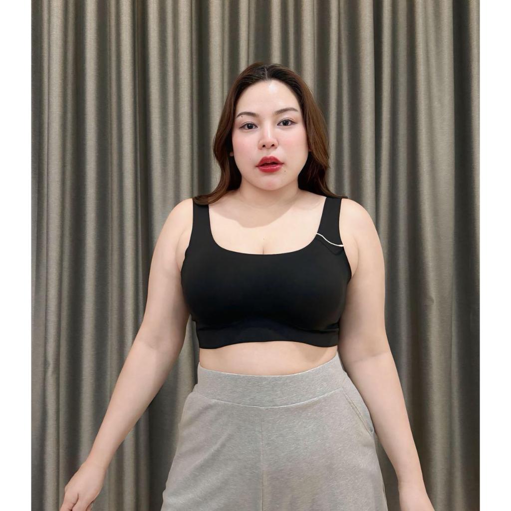 FAMOUS เสื้อชั้นในSport Bra ไร้โครง ไร้ขอบ ไร้ตะขอ #SHM002 ราคา ถูกที่สุด ดีลบีเคเค