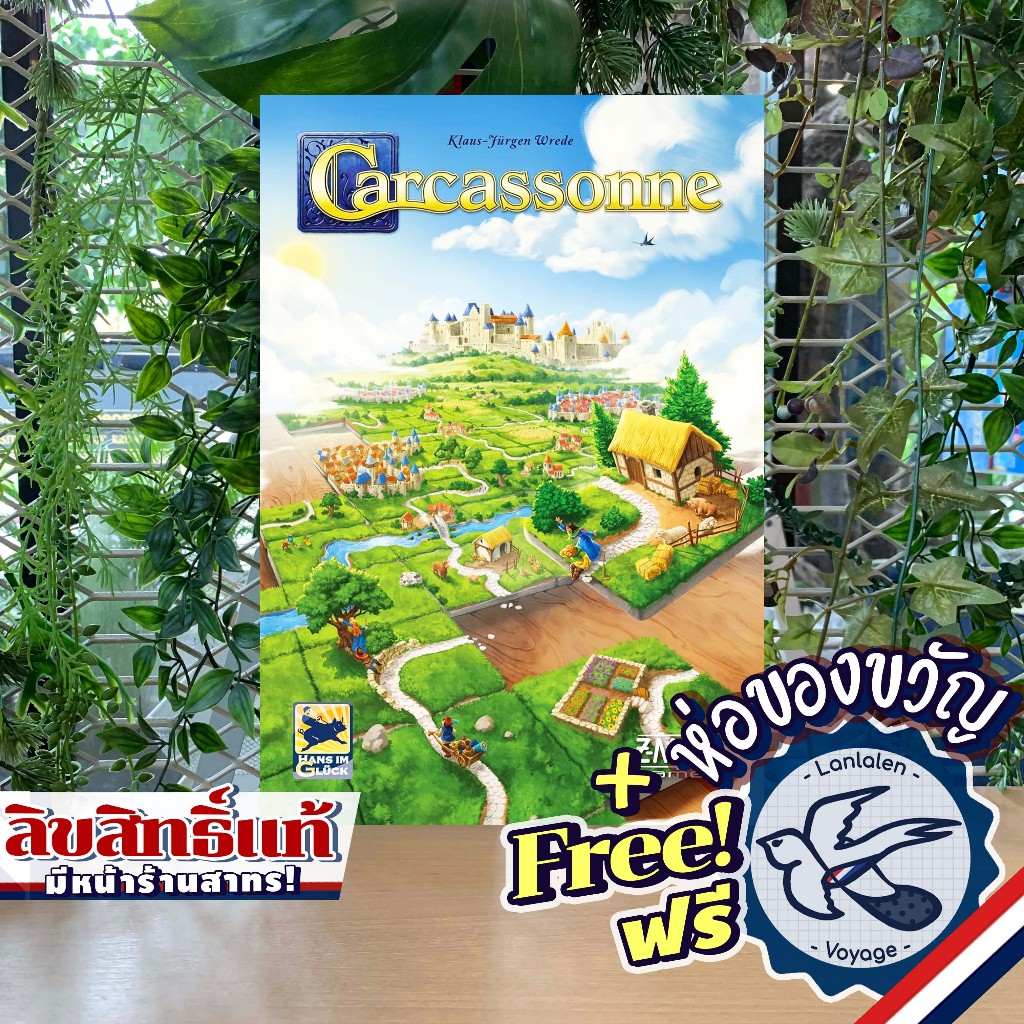 [ของแท้] Carcassonne (Refresh) [EN] Board Game