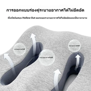 หมอนรองขา หมอนเมมโมรี่โฟม โฟมเมมโมรี่ สําหรับรองขา เข่า หมอนรองขา นุ่ม ระบายอากาศ