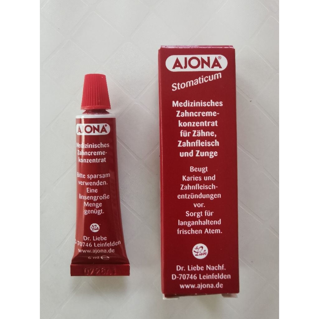 ยาสีฟัน​ ajona ขนาด​พกพา 6 ml