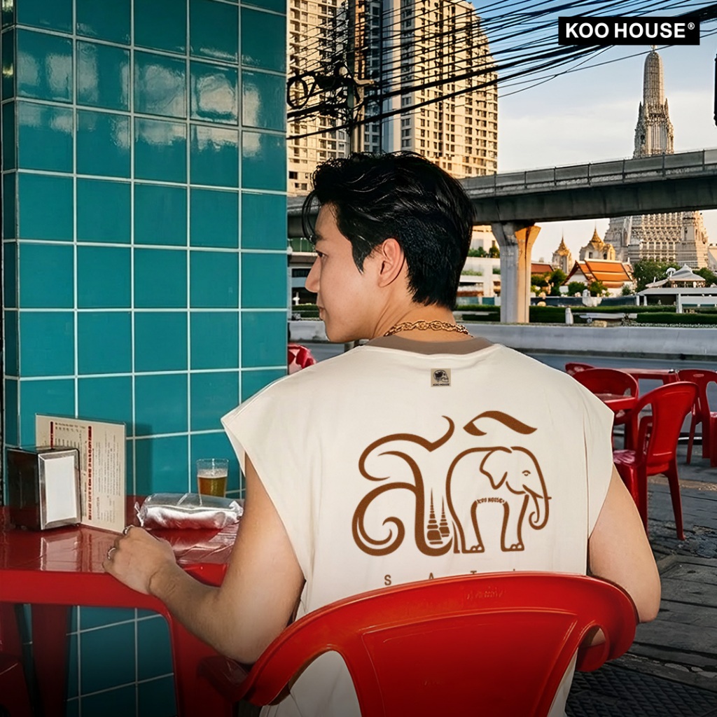 KOO HOUSE l SATI l เสื้อโอเวอร์ไซส์ cotton 100% Comb no20