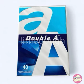 กระดาษA4 แพค40แผ่น DoubleA แพคละ12แพค ราคา 190 บาท