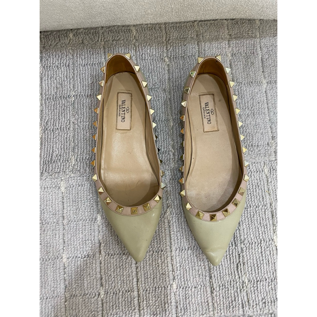 valentino flats shoes รองเท้ามือสอง size 36.5