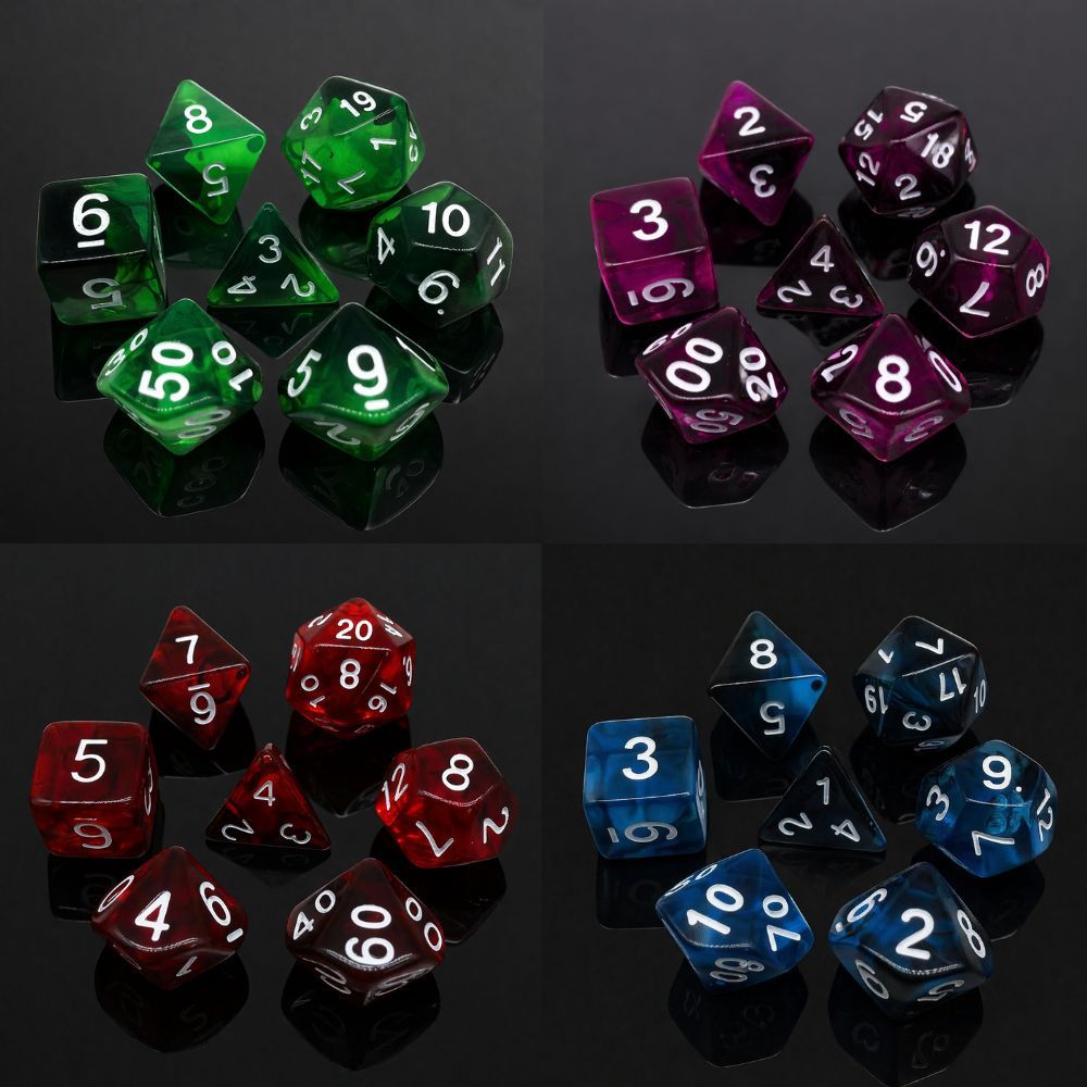 Harvest Collection Dice Set of 7 | ลูกเต๋า Dice For DnD D&D MTG RPG TRPG เกมกระดาน บอร์ดเกม Game ไพ่ทาโรต์ Magicเมจิก