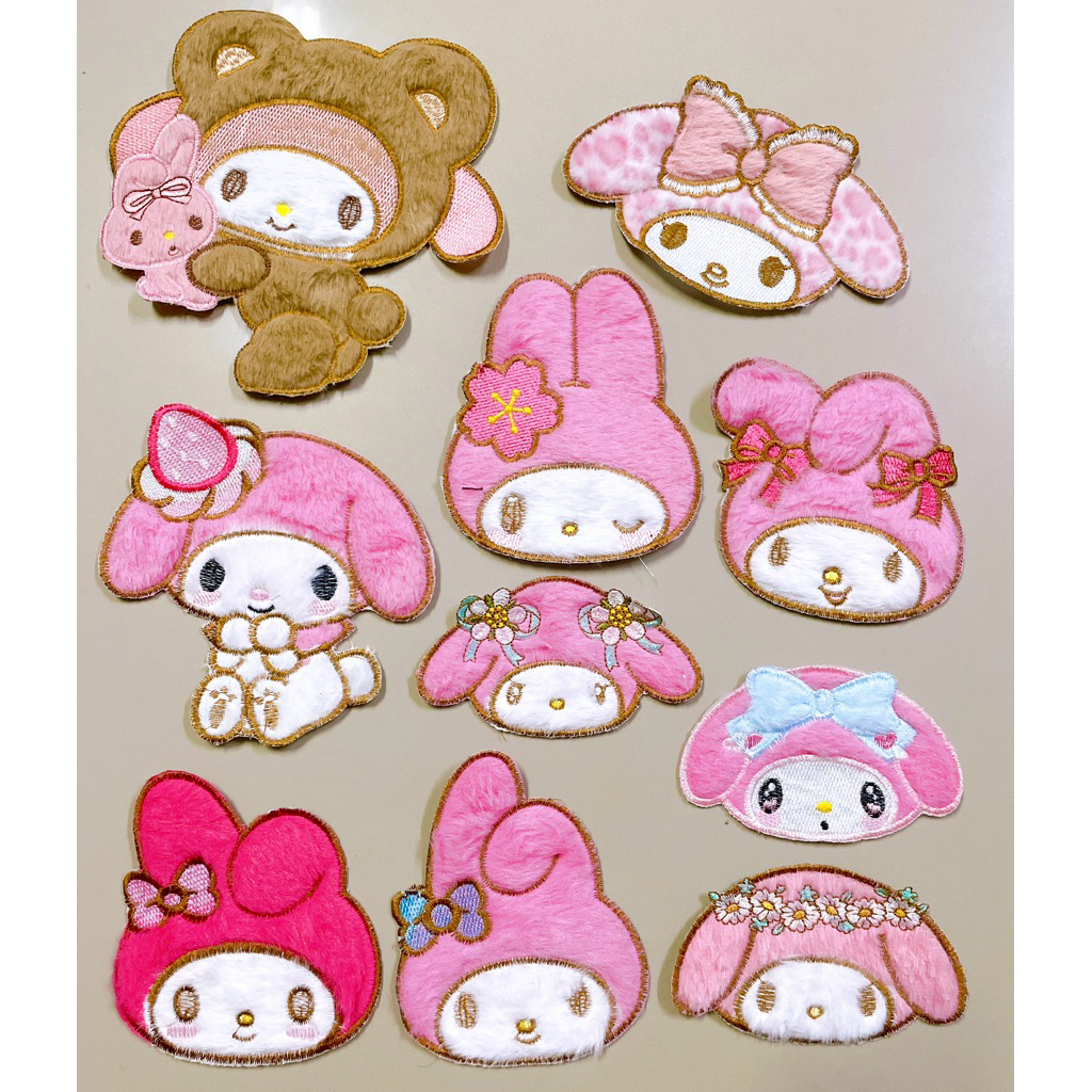 การ์ตูนขนนิ่ม ขนปุยตกแต่งเสื้อผ้า diyงานเย็บ