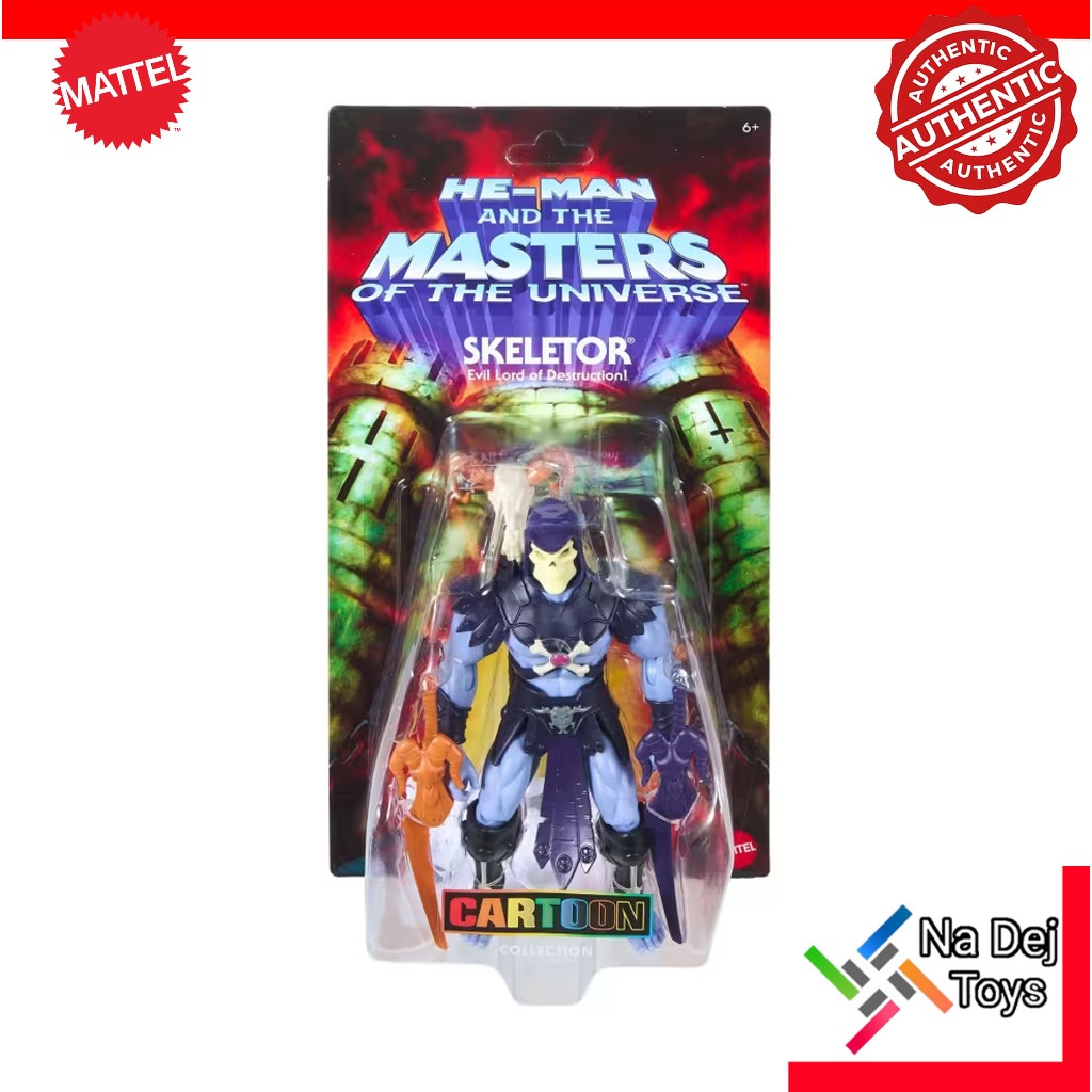 Masterverse Skeletor Cartoon Retro Mattel 6" Figure มาสเตอร์เวิร์ส สเคเลทอร์ การ์ตูน เรโทร แมทเทล ขนาด 6 นิ้ว ฟิกเกอร์