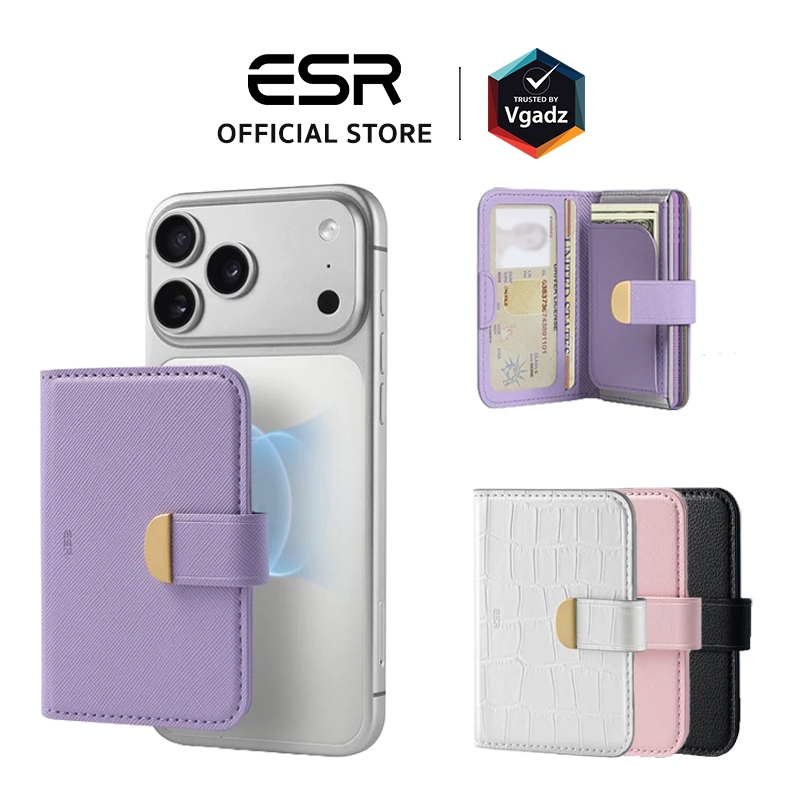 ESR กระเป๋าติดหลังมือถือ รุ่น Aura Clutch Magnetic Wallet