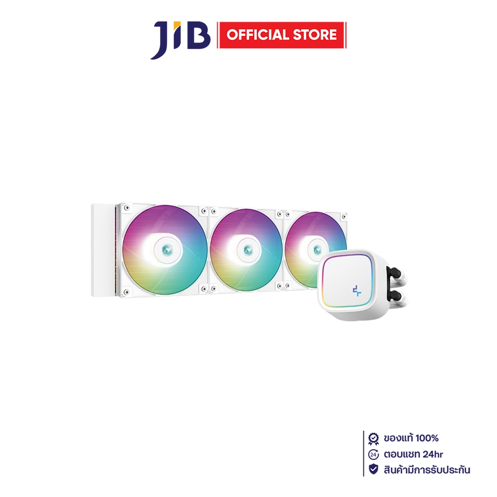 CPU LIQUID COOLER (ระบบระบายความร้อนด้วยน้ำ) DEEPCOOL LE720 360MM ARGB WHITE