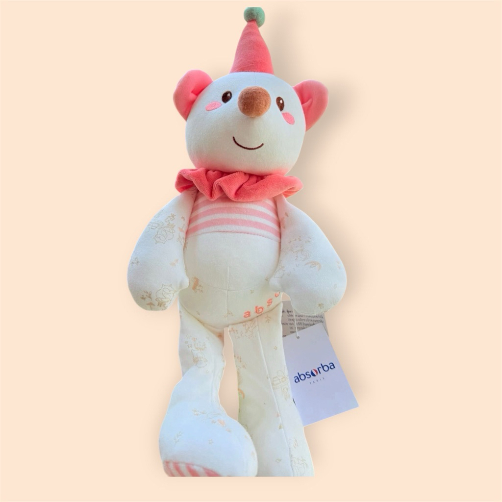 Absorba ตุ๊กตาเด็กแรกเกิด ใช้กอด น่ารักมาก สีชมพู Absorba Size 16นิ้ว