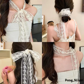 พร้อมส่ง!! ริบบิ้นลูกไม้ เข็มขัด ผ้าผันคอ ที่คาดผมลูกไม้ตกแต่งทรงผม ริบบิ้นอเนกประสงค์( P191 )