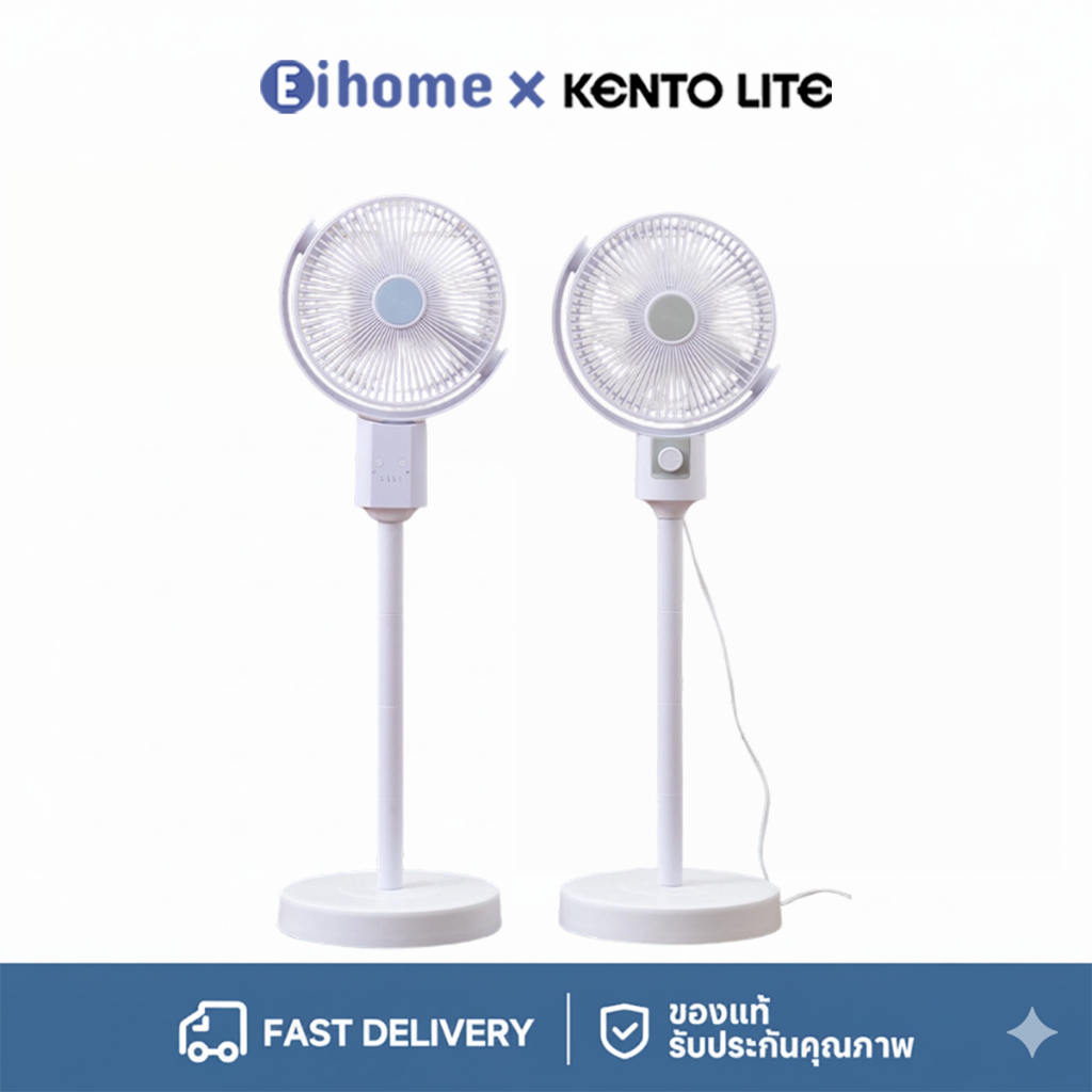 พัดลมตั้งพื้นหมุนเวียนอากาศปรับ 180° 7 ใบพัด ลมแรงเสียงเบา ปรับแรงลม5ระดับ พัดลม Stand fan สำหรับบ้านหรือออฟฟิศ