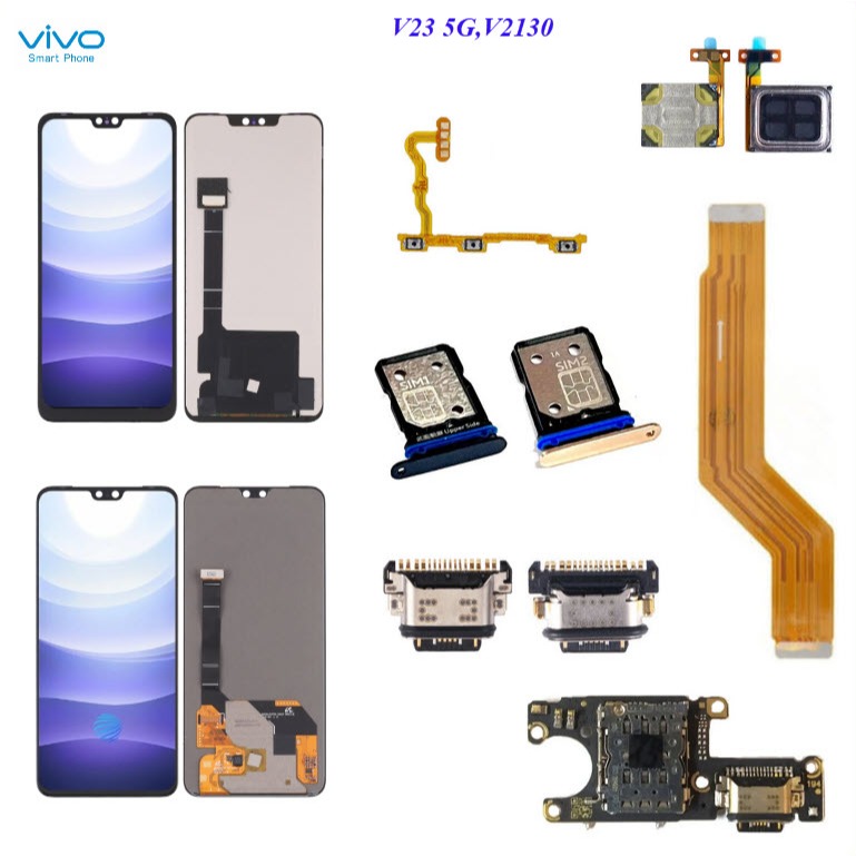 อะไหล่มือถือ Vivo V23 5G,V2130,S7 5G,V2020A,S9,V2072A,S10,V2121A,S10 Pro,V2121A,S12,V2162A/หน้าจอ LC