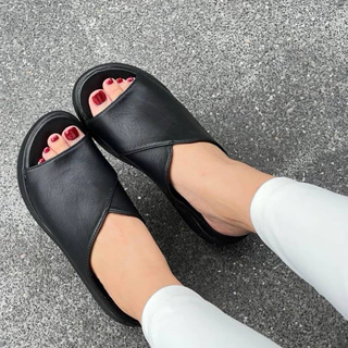 Shoes i amm B15 รองเท้าส้นเตารีด สวมหน้าเต็ม **พร้อมส่งในไทย**