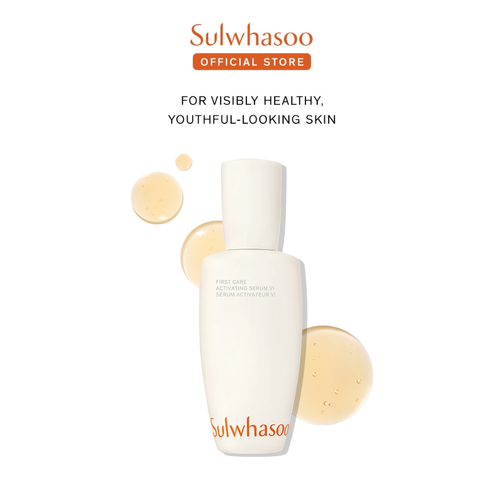 SULWHASOO First Care Activating Serum VI 90ml.โซลวาซู เซรั่มบูสต์ผิวแข็งแรง ชะลอสัญญาณแห่งวัย สู่ผิวดูอ่อนเยาว์ สุขภาพดี