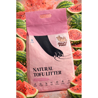 6ลิตรWATERMELON:ทรายแมวเต้าหู้พรีเมี่ยม