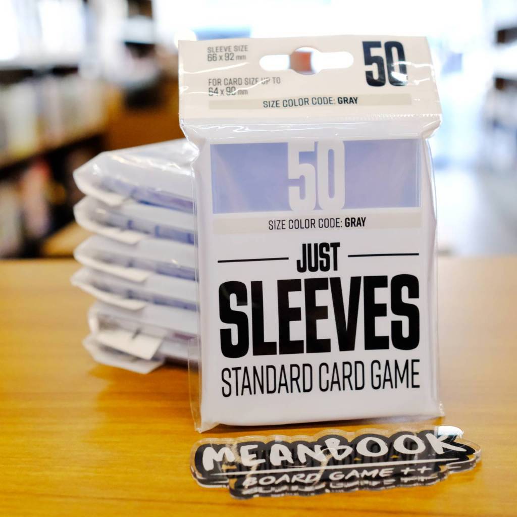ซองใส่การ์ด Just Sleeves - Standard Card Game Clear : Sleeves Size 66 X 92 MM.