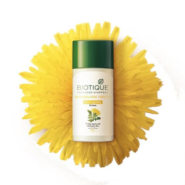 BIOTIQUE Anti Aging Serum - Dandelion Youth, For All Skin Type 40ml