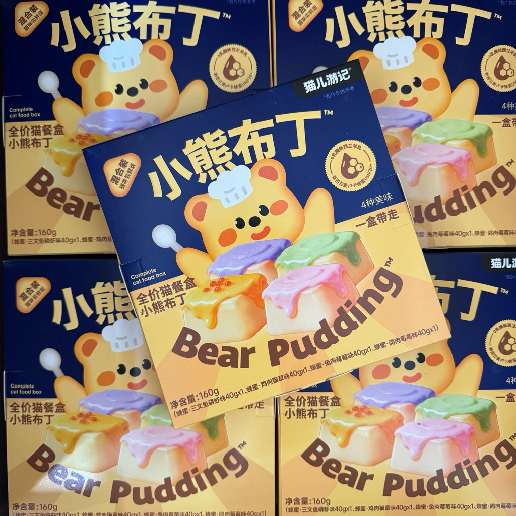 Bear Pudding ( 40g x 4 )