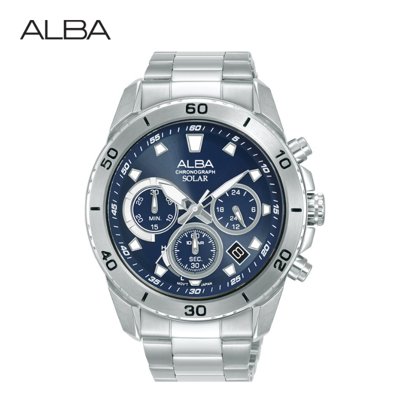 ALBA Sportive Solar อัลบา นาฬิกาข้อมือ รุ่น AZ5013X ขนาด 43.8 mm.