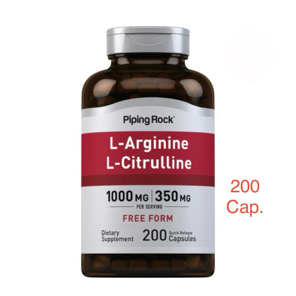 L-Arginine & L-Citrulline (1000/350 mg) 200 Capsules