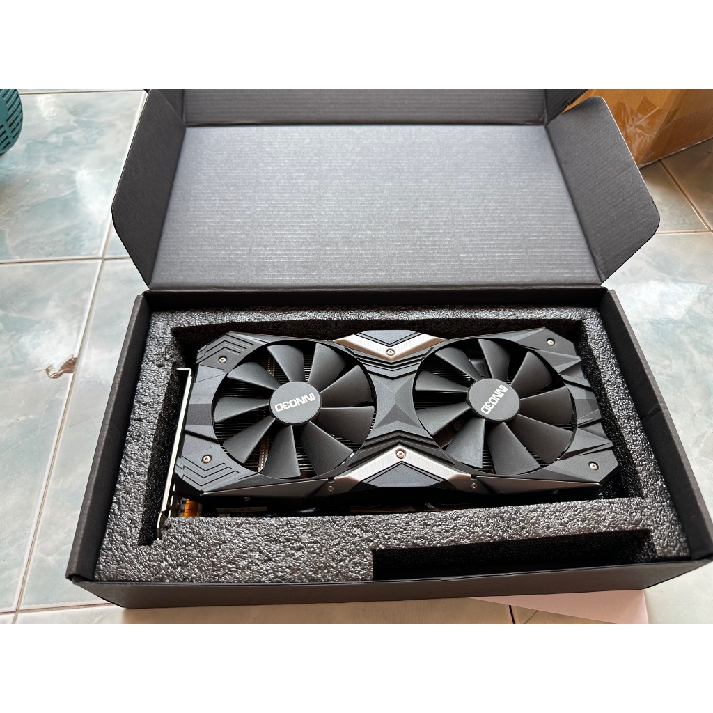 VGA Inno3D GEFORCE RTX 2060 SUPER GAMING OC X2 8GB GDDR6 256 bit ตัวแรง มืองสอง ใช้งานปกติ
