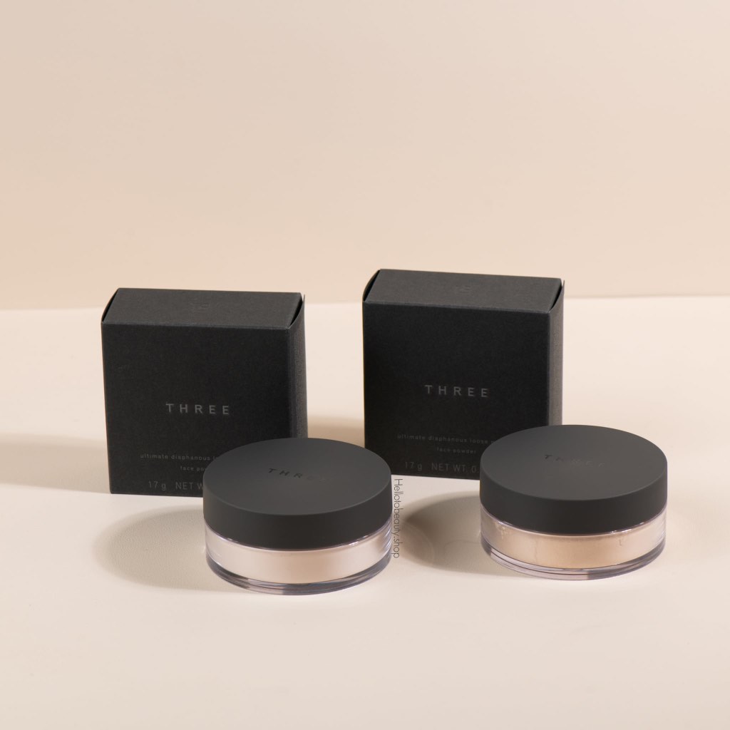 THREE แป้งฝุ่น THREE ULTIMATE DIAPHANOUS LOOSE POWDER GLOW 17 กรัม