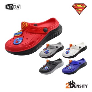 รองเท้าแตะ รองเท้าลำลอง สำหรับเด็ก แบบสวมหัวโต Superman รุ่น 5TD88BB (ไซส์ 11-13,1-3)