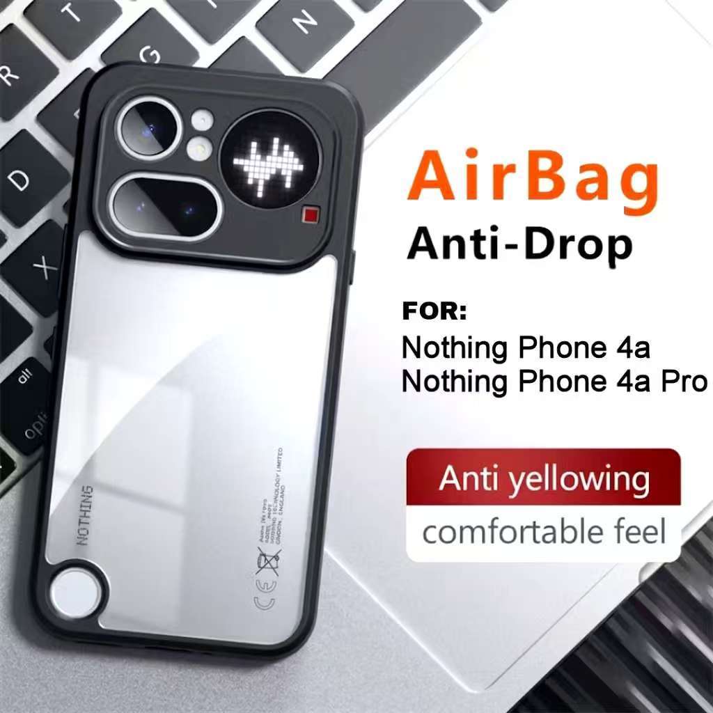 Nothing Phone 4a(ส่งในไทย)เคสกันกระแทกขอบสีหลังใสNothing Phone 4A/Nothing Phone(4a)Proตรงรุ่น