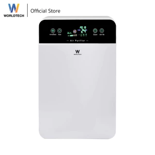 Worldtech เครื่องฟอกอากาศ Air Purifier รุ่น WT-P40 มอก.รับรอง + รีโมท ประกัน1ปี
