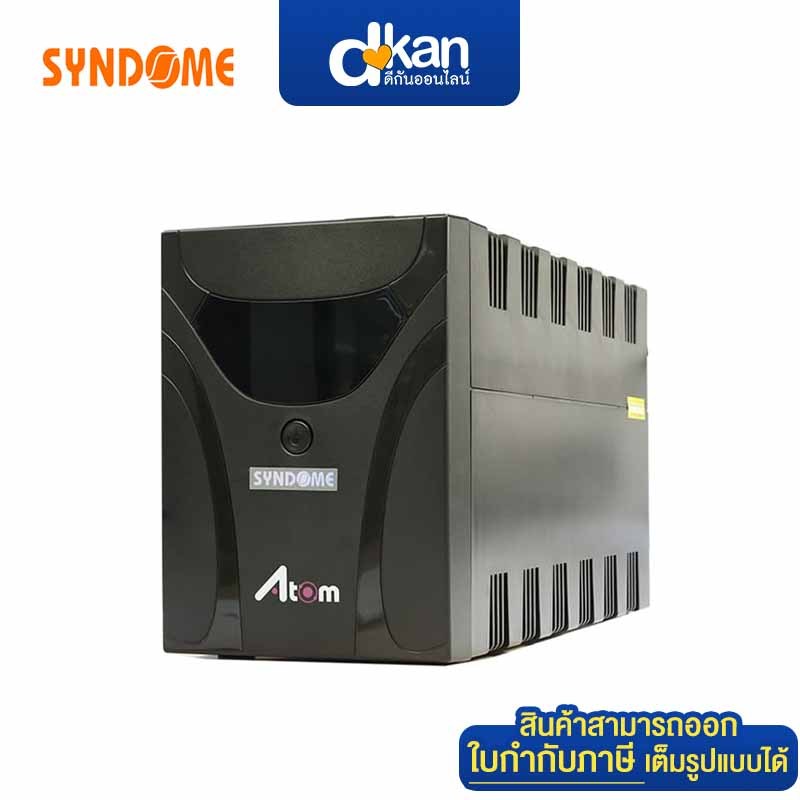 Syndome ATOM 1000-LCD (1000VA/600WATT) UPS Warranty 2-Year by Syndome