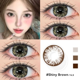 [📢FDA-approved❗ ]【ซื้อ2คู่แถม ลิปสติก+Pink Case】Midroo รุ่นแฟชั่นขายดี บลิงบลิงๆ Black/Grey/Brown-14.5MM รายเดือน