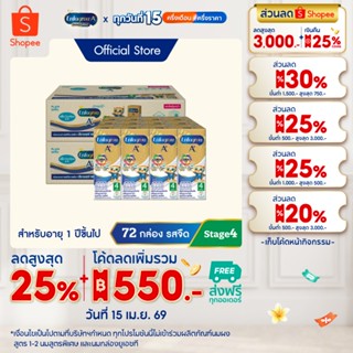 นมกล่อง เอนฟาโกร ยูเอชที สูตร4 ชนิดจืด (36 กล่อง) x2 ลัง Enf…