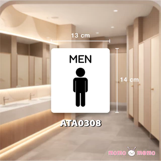 ⚡ ส่งด่วน ⚡ สติ๊กเกอร์ติดหน้าห้องน้ำ | ชาย-หญิง | TOILET I MEN-WOMEN I ห้องน้ำ สติ๊กเกอร์ติดผนัง | สติ๊กเกอร์ป้ายข้อความ