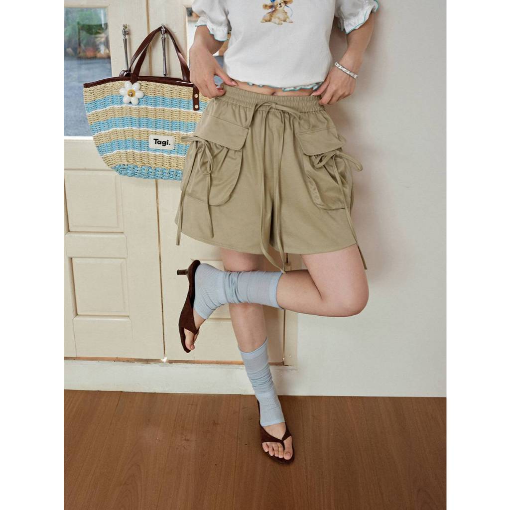 [Preorder] KUOSE : Ribbon Tie Shorts