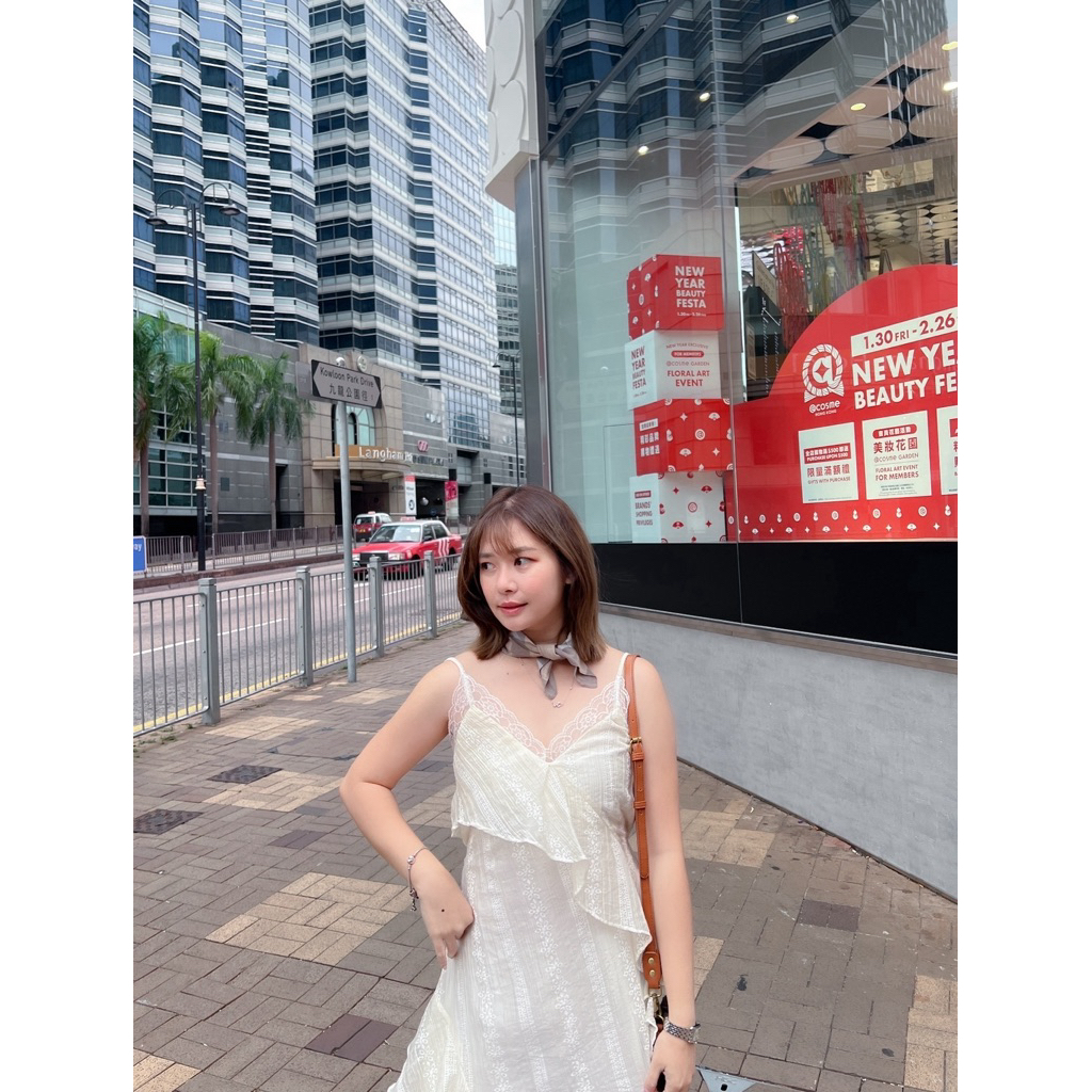 dress017- A little princess dress 👧🏻👑 ✨ เดรสแต่งระบายลูกไม้ 🎀 รูปที่ 6