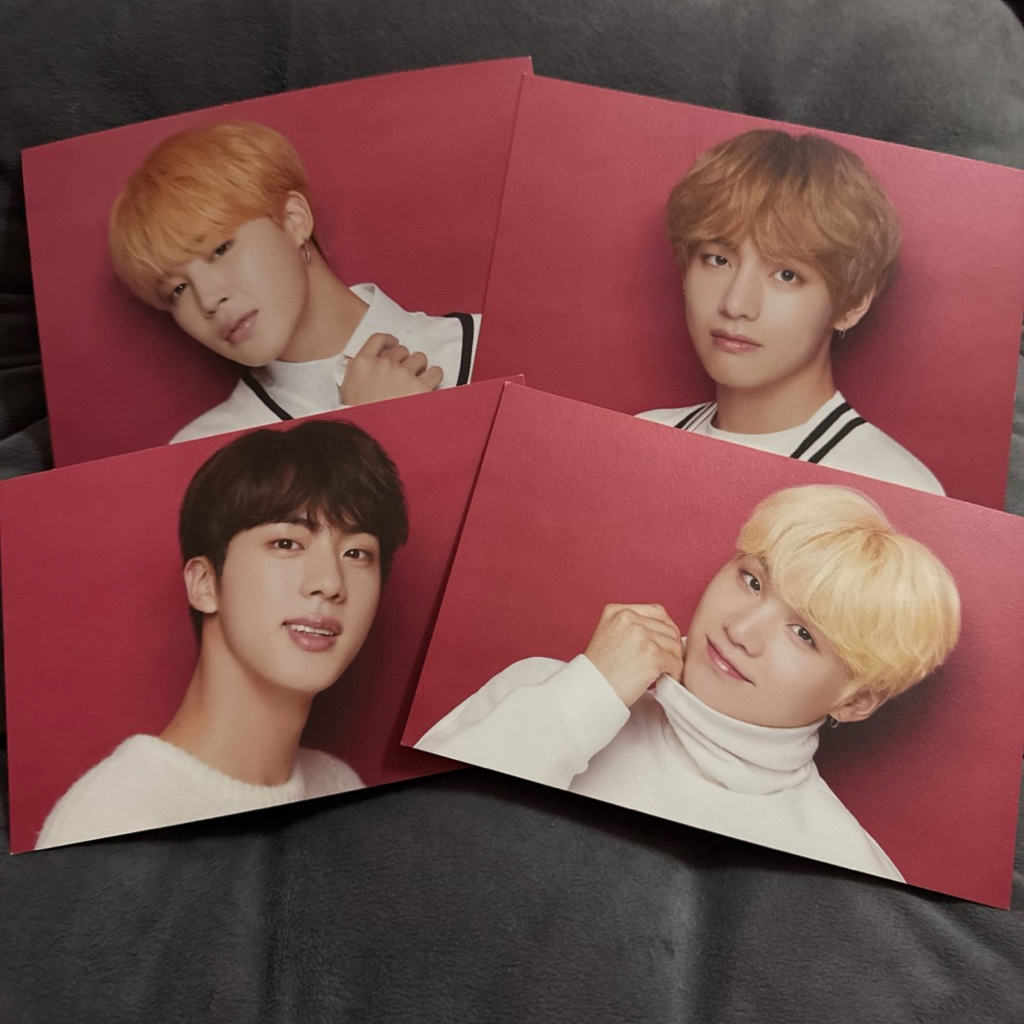 BTS PHOTO CARD 4 ใบ BTS 109 XMAS