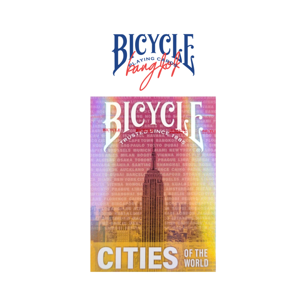 ไพ่ Bicycle Cities of the World (แท้) การ์ดสะสม อุปกรณ์มายากล