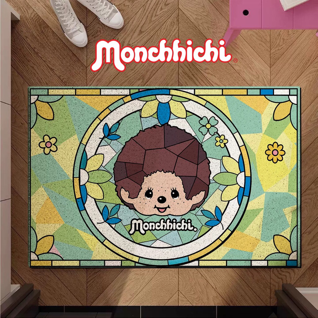 [พร้อมส่ง🇹🇭] พรมปูพื้น/พรมดักฝุ่น Monchhichi Clean Max ™️ PVC MATLAB