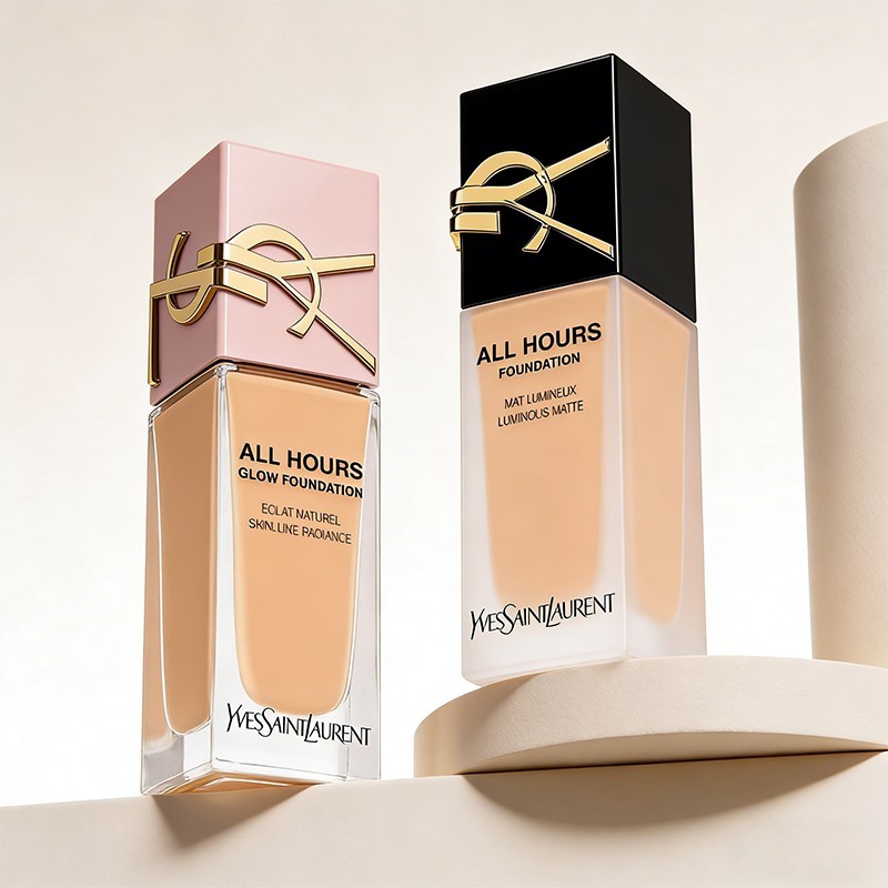 จัดส่งภายในวันเดียวกัน 👑 ของแท้ 💯 YSL All Hours Glow Foundation 25ml วายเอสแอล (อีฟส์ แซงต์ โลรองต์) รองพื้นเนื้อบางเบา.