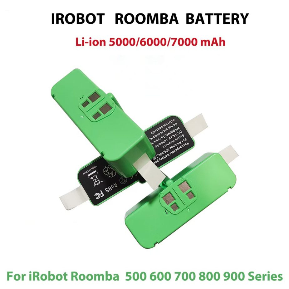 【สินค้าสปอต】Next day of available iRobot battery iRobot Roomba Steel battery 500 series 600 series 7