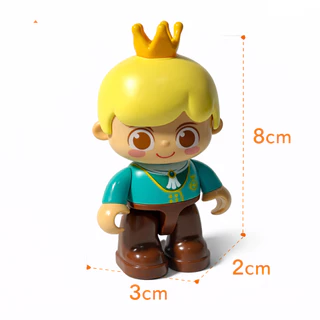 FEELO ตัวต่อฟิกเกอร์ Model Blocks โมเดลหุ่นขนาดใหญ่ ของเล่นเสริมจินตนาการ ขนาดเดียวกับดูโปร