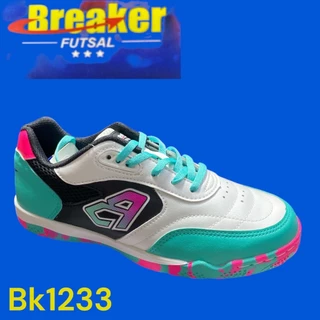 รองเท้าBreakerFutsalรุ่นBk1233/Bk1234สี2ขาวน้ำเงินและขาวเขียวBk1234มีขาวเหนียวหนึบทุกสนาม