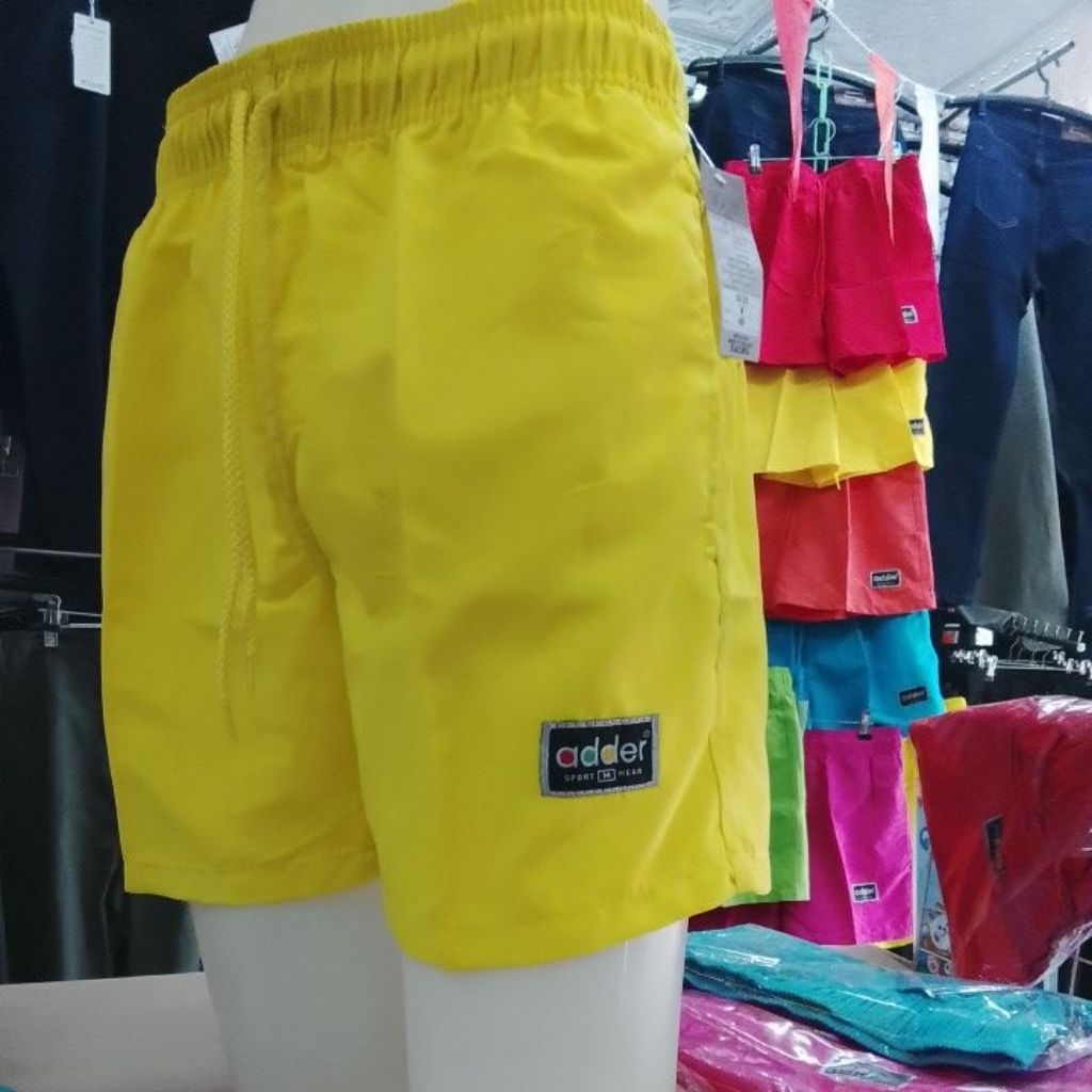 กางเกงขาสั้น Adder สีสด ผ้าไมโคร